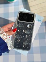 قاب گوشی ابر شاینی با آویز ابری (کدC2190) - تصویر 4
