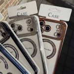 قاب گوشی فانتزی diamond magsafe (نارنجی) c4626 - تصویر 4