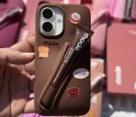 قاب گوشی پک رود همراه با لیپ ست (اسپرسو) کد C3977 - تصویر 2