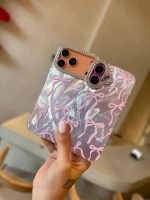 قاب گوشی دخترونه pink riboon c4164 - تصویر 3