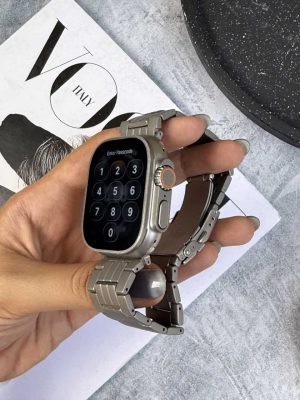 بند اپل واچ فلزی کلاسیک سه ردیفه W5079 | بند فلزی Apple Watch - تصویر 6