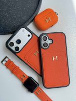 قاب گوشی هرمس جاکارتی نارنجی C2268 | قاب Hermès جاکارتی - تصویر 5