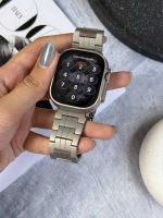 بند اپل واچ فلزی کلاسیک سه ردیفه W5079 | بند فلزی Apple Watch - تصویر 5