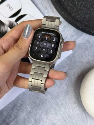 بند اپل واچ فلزی کلاسیک سه ردیفه W5079 | بند فلزی Apple Watch - تصویر 5