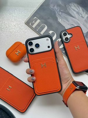 قاب گوشی هرمس جاکارتی نارنجی C2268 | قاب Hermès جاکارتی - تصویر 7