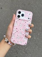 قاب گوشی Pink Paws با آویز C2271 | قاب صورتی فانتزی - تصویر 2