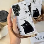 قاب گوشی Black Cat جاکارتی‌دار C2266 | قاب گربه مشکی