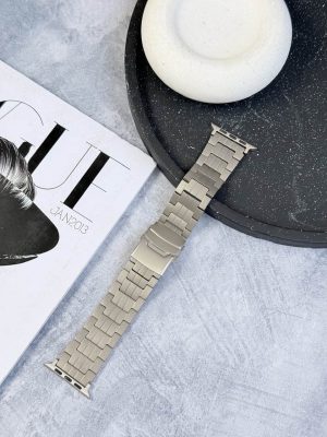 بند اپل واچ فلزی کلاسیک سه ردیفه W5079 | بند فلزی Apple Watch - تصویر 3