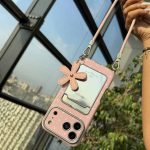 قاب گوشی Pink Mirror Strap C4797 | قاب صورتی آینه‌ای - تصویر 3