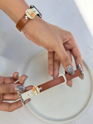 بند اپل واچ چرمی پیشی (کدw5083) - تصویر 3
