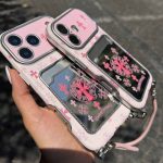 قاب گوشی Princess Chrome Heart C4808 | قاب قلبی کروم پرنسسی