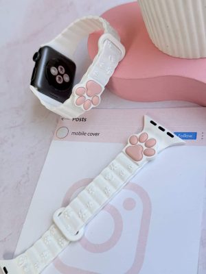 بند اپل واچ مگنتی سیلیکونی پنجه (کدw5082) - تصویر 2