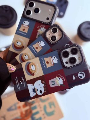 قاب عشق توله سگ قهوه‌ای Puppy Love Coffee (کد C2282) - تصویر 2