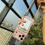 قاب گوشی Pink Mirror Strap C4797 | قاب صورتی آینه‌ای - تصویر 4