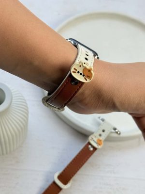 بند اپل واچ چرمی پیشی (کدw5083) - تصویر 5