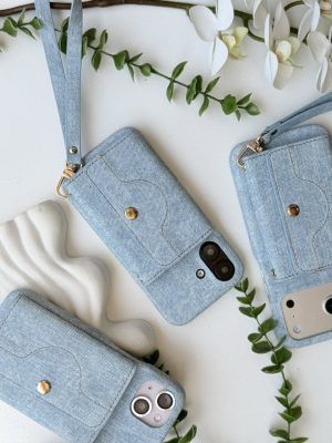 قاب گوشی جین کیف‌دار Jeans Wallet C2280 - تصویر 4