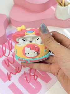 کاور ایرپاد سیلیکونی Kitty Telephone (کدa0327) - تصویر 4