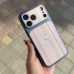 قاب گوشی راه‌راه سرمه‌ای Striped Case C4867