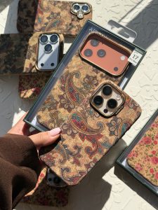 قاب آیفون ۱۴ تا ۱۸ پرو مکس AIBELV چرمی مگ‌سیف‌دار C4907 - تصویر 3
