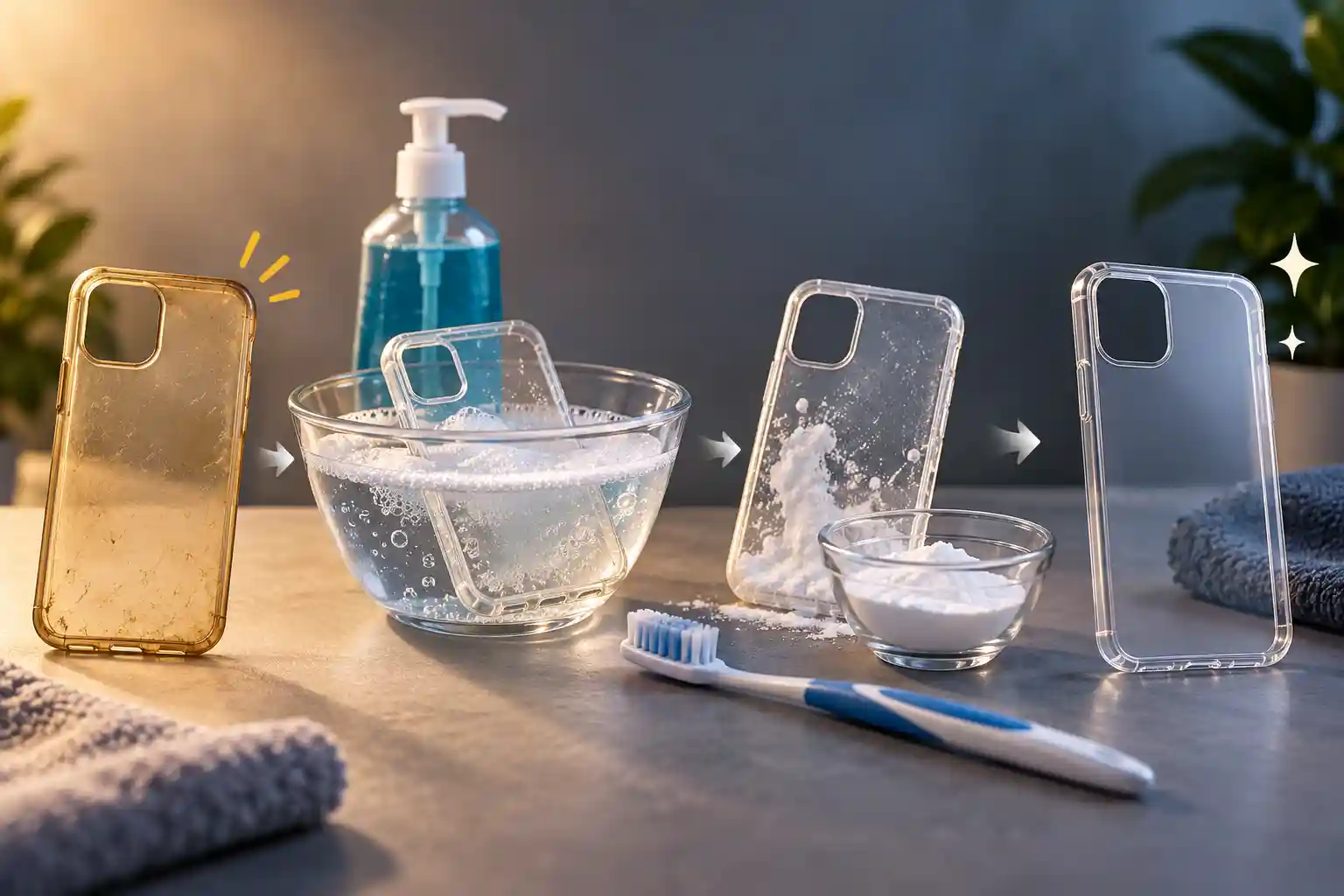 چگونه قاب شفاف را تمیز کنیم