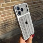قاب گوشی راه‌راه نقره‌ای Striped Case C4868