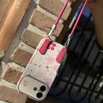 قاب گوشی گل‌دار صورتی بنددار Flora Pink C4896 - تصویر 3