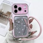 جاکارتی آینه‌ای پاپیونی صورتی Pink Ribbon Mirror C4893