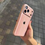 قاب گوشی راه‌راه صورتی Striped Case C4869
