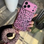 قاب گوشی صورتی طرح لبخند Pink Smile C4677 - تصویر 2