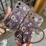 قاب سامسونگ گل رز قهوه‌ای Rose Brown C4546 - تصویر 5