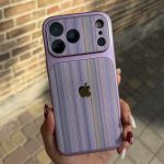 قاب گوشی راه‌راه یاسی Striped Case C4870