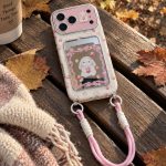 قاب آیفون ۱۳ تا ۱۷ Cute Bunny جاکارتی‌دار C4914 - تصویر 3