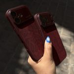 قاب آیفون ۱۳ تا ۱۷ پلنگی گیلاسی Leopard Cherry C4913 - تصویر 2