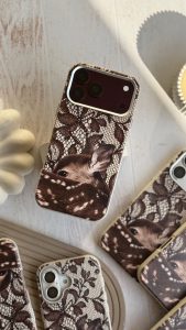قاب گوشی چرمی طرح آهو C2334 - تصویر 2