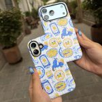 قاب گوشی آیفون ۱۳ تا ۱۸ اسکای بلو لیمون | قاب آبی لیمویی c4925 - تصویر 3