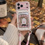 قاب آیفون ۱۳ تا ۱۷ Cute Bunny جاکارتی‌دار C4914 - تصویر 4