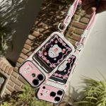 قاب آیفون ۱۳ تا ۱۷ Cute Bunny جاکارتی‌دار C4914 - تصویر 6