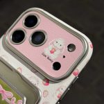 قاب آیفون ۱۳ تا ۱۷ Cute Bunny جاکارتی‌دار C4914 - تصویر 2