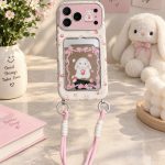 قاب آیفون ۱۳ تا ۱۷ Cute Bunny جاکارتی‌دار C4914 - تصویر 5